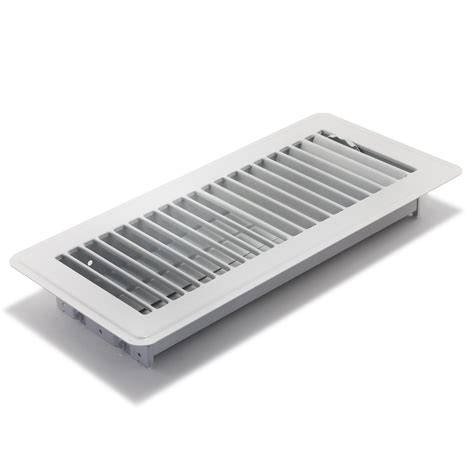 For wall or ceiling installations, use a screwdriver to. Accord Floor Register Air Duct Vent Cover 4 x 10 Steel ...