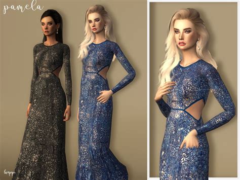 Laupipi Sims 4 Clothing Sims 4 Dresses Dresses