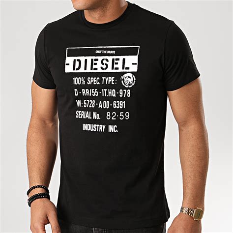 Diesel Tee Shirt Diego S1 00sefz 0091a Noir