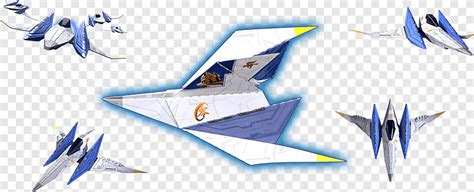 Paper Star Fox Zero Origami Arwing Origami Creative Blue Angle Png