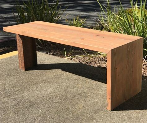 It has both rustic and modern appeal that will sit well wi… Reclaimed wood waterfall Bench on i beam | Beams ...