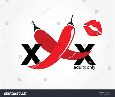 Red Hot Chili Peppers Lips Mark Stock Vector Royalty Free 487438591