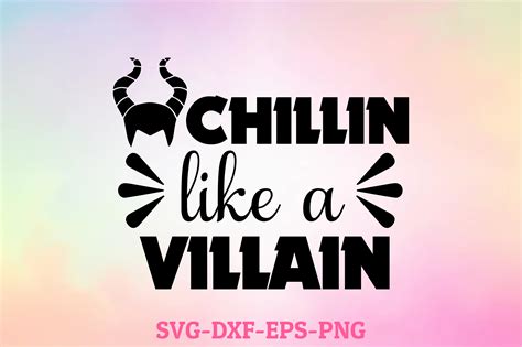Chillin Like A Villain Svg Graphic By Sapphire Art Mart Creative Fabrica