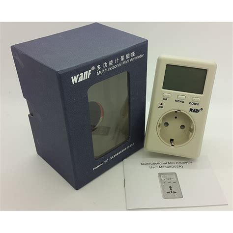Wattmeter, Voltmeter, Kwhmeter (All in One) WANF watt meter | Shopee