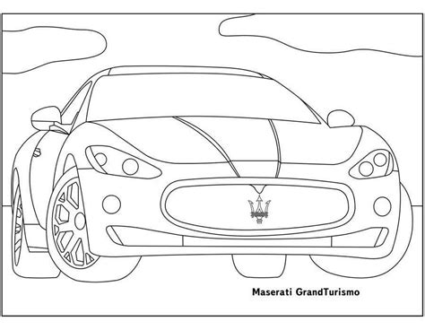 Collection Newest Maserati Coloring Pages Free To Print And Download Shill Art