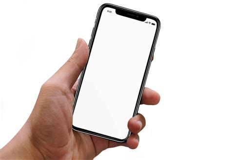 Iphone X In Hand Mockup Psd