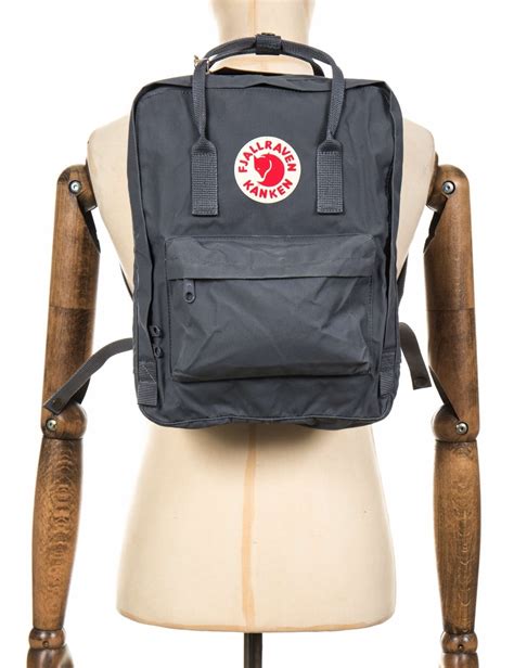 Fjallraven Kanken Classic Backpack Super Grey Accessories From Fat