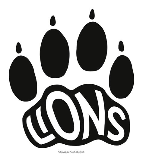 Lions Paw Print 826839 Csa Images