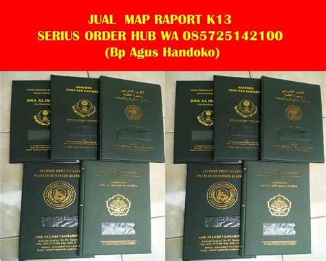 Wa 085725142100, Sampul Raport Murah, Sampul Raport Solo, Sampul Raport