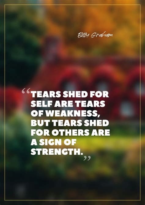 Billy Grahams Quotes About Tears