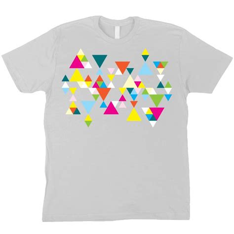 Geometric Triangles T Shirt — Rainbow Pie Geometric Triangle