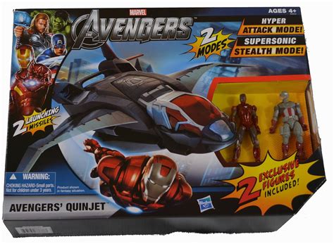 Marvel The Avengers Quinjet Vehicle Toy W2 Figures Uk Toys