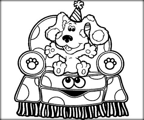 Printable Blues Clues Coloring Pages