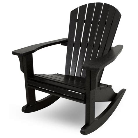 Free delivery in the contiguous us! POLYWOOD® SeaShell Rocking Chair - Outdoor Furniture Plus