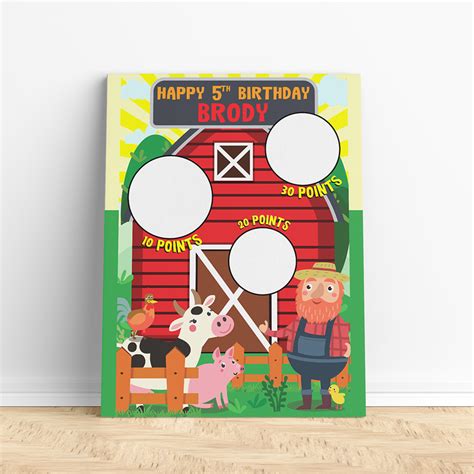 Old Macdonald Farm Party Games And Activities Printable Kit Pigsy Party