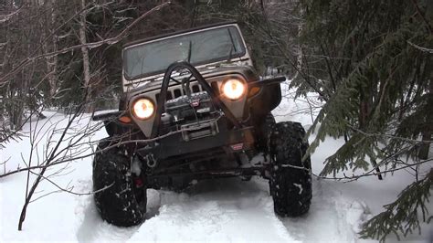 Spring Snow Wheeling Just A Jeep Youtube