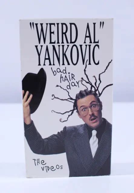 Vhs Weird Al Yankovic Bad Hair Days Parody Comedy Amish Paradise Gump
