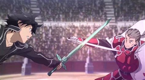 Kirito Vs Heathcliff Sword Art Sword Art Online Sword Art Online Season