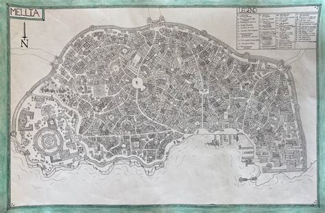 Oc My First City Map The Elven City Of Mellia Rdnd