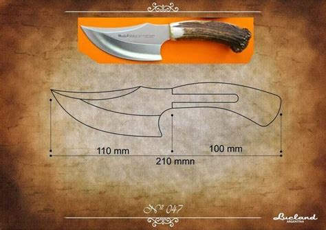 Cuchillos bowie, cuchillos de combate, cuchillos de supervivencia, cuchillos de monte. Resultado de imagen para cuchillos plantillas con medidas ...