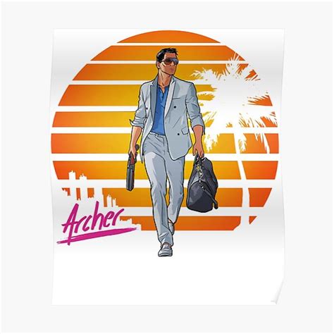 Archer Vice Essential Poster For Sale By Carrydeep Redbubble