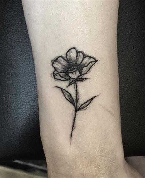 Flower Tattoo By Zihwa In Seoul Korea Tattoos Pinterest Flower
