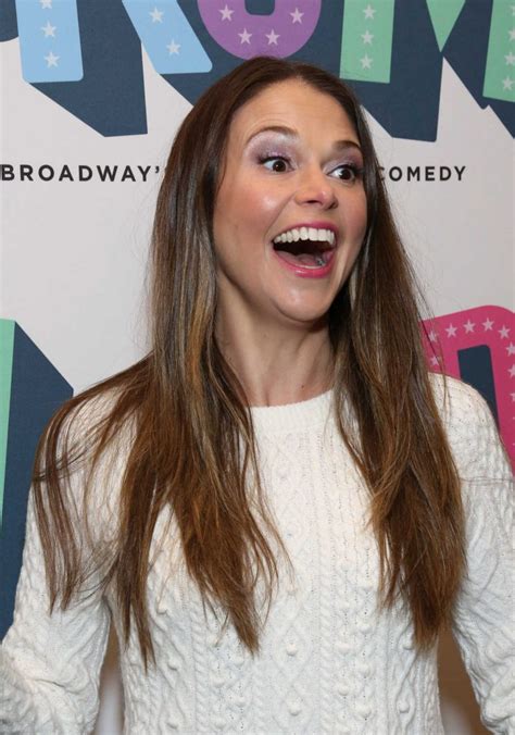 Sutton Foster Attends Prom Opening Night At The Longacre Theatre In New