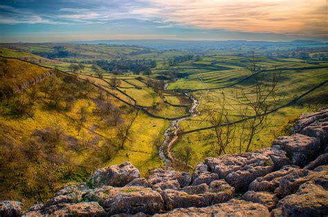 Top Of Malham Cove In The Yorskhire Dales Ryorkshire