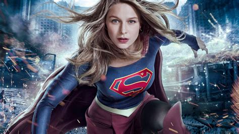 Download 1366x768 Wallpaper Melissa Benoist Supergirl 2017 Tv Series