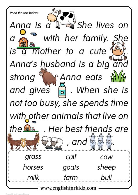Reading Comprehension Kit Animal Passages Grades 1 3