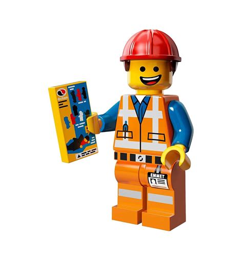 The Lego Movie Emmet Construction Worker Minifigure Series
