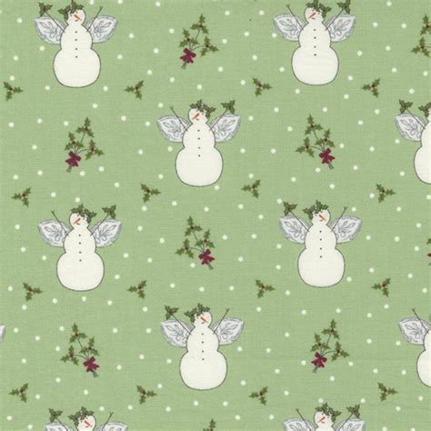 Moda Bunny Hill Designs I Believe In Angels Mistletoe 3000 13 Quilt
