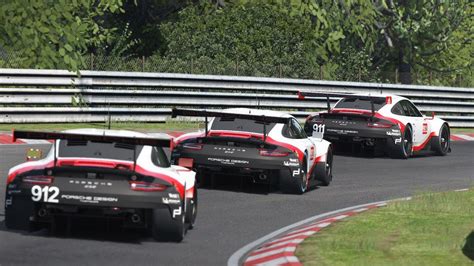 Lap Race With Porsche Rsr Around Nordschleife In Assetto