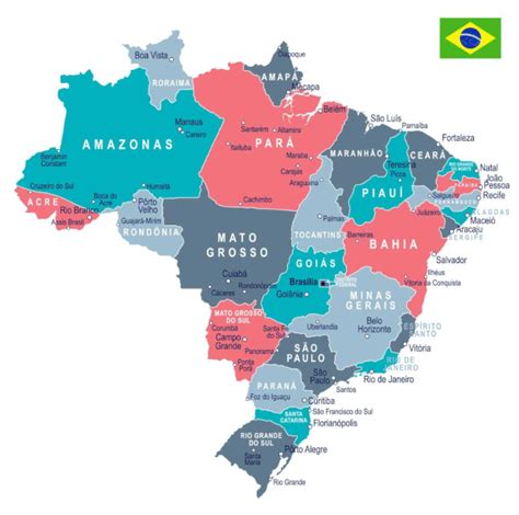 Mapa Do Brasil Mapa Político Mapa Para Colorir E Muito Mais Escola