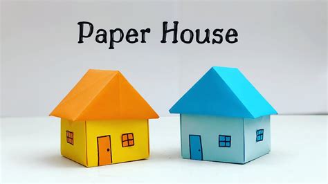 How To Make Easy Paper House For Kids Nursery Craft Ideas Paper
