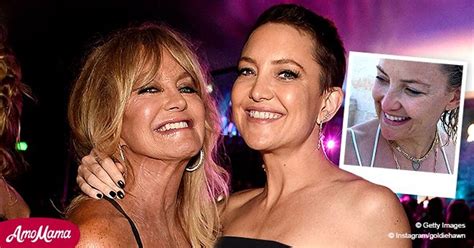 Goldie Hawn Wishes Kate Hudson Happy 41st Birthday With Daughters Makeup Free Photo
