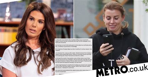 Coleen Rooney Accuses Rebekah Vardy Of Selling Fake Stories About Her