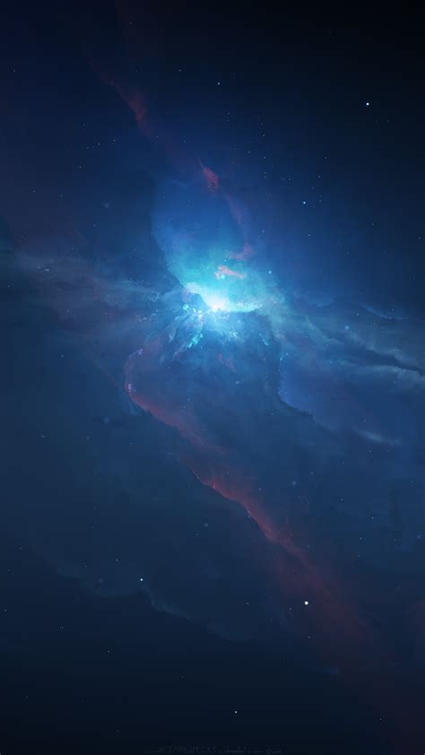 Space Nebula Galaxy Stars Universe Iphone Wallpaper