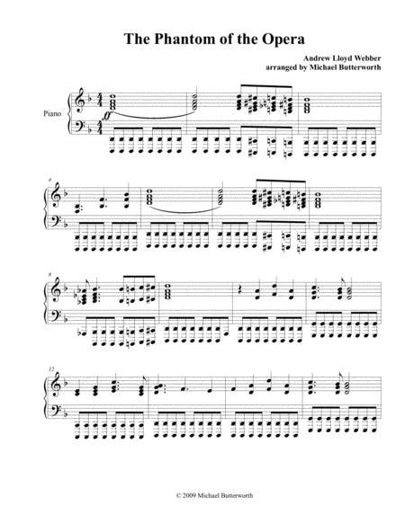 Jellynote won't let you read bad sheet music. The Phantom Of The Opera Sheet Music PDF Download - coolsheetmusic.com