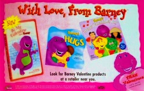 Barney Valentine Products Promo Ad 2001 By Bestbarneyfan On Deviantart