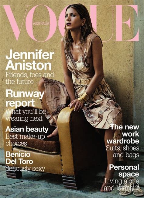 Jennifer Aniston Featured On The Vogue Australia Cover From March 2004