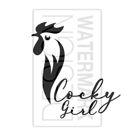 Cocky Girl Instant Download Image Files Svg Png  Etsy