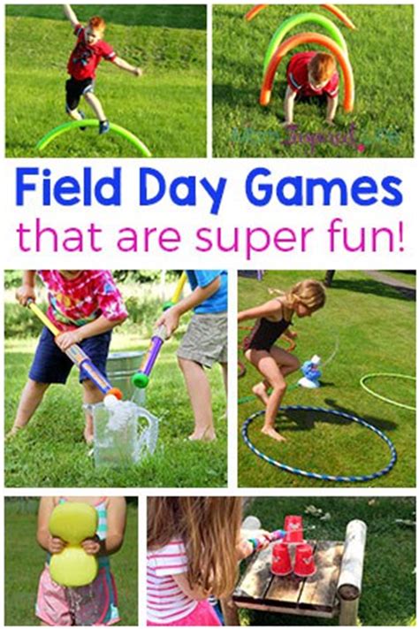 These field day games for kids are all super fun and exciting. Field Day Games that are Super Fun for Kids!