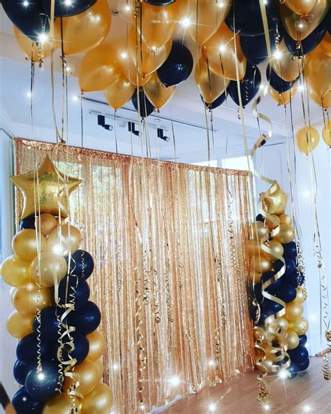 Shimmer Party Planners On Instagram “black And Gold For A 40th