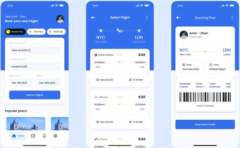 Mobile Dashboard UI Overview Design Examples