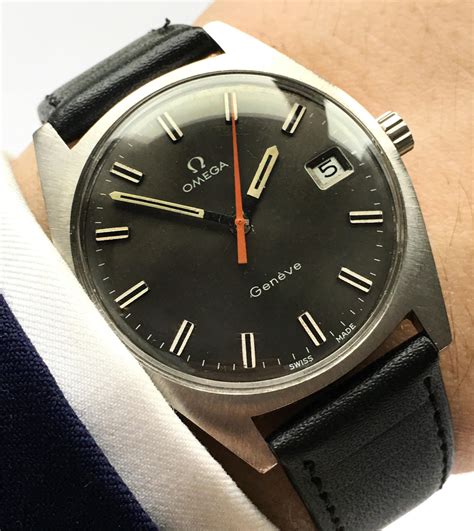 Ubs rue de la confédération branch. Perfect Omega Geneve black dial orange hand | Vintage ...