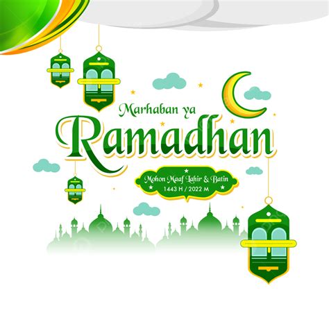 Twibbon Marhaban Ya Ramadhan 2022 Gambaran