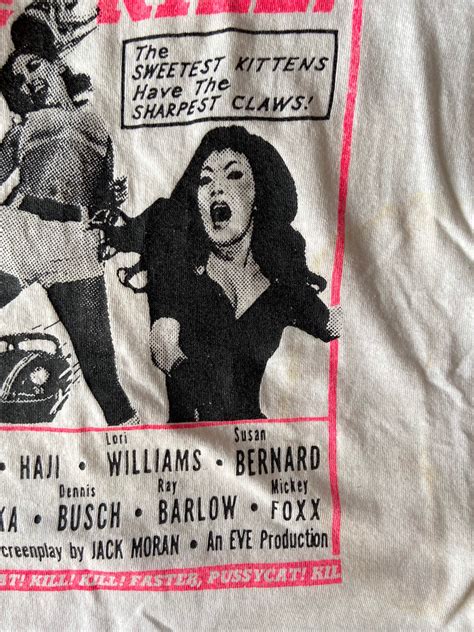 Vintage 80s Faster Pussycat Kill Kill 1965 Cult Indie Etsy