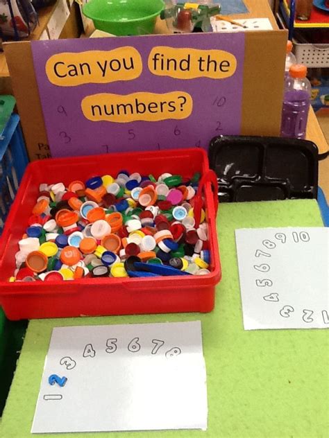 Numbers Matching Treasure Hunt Bin Math Activities Kindergarten Math