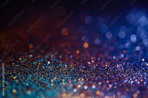 Decoration Twinkle Lights Background Abstract Sparkle Backdrop With
